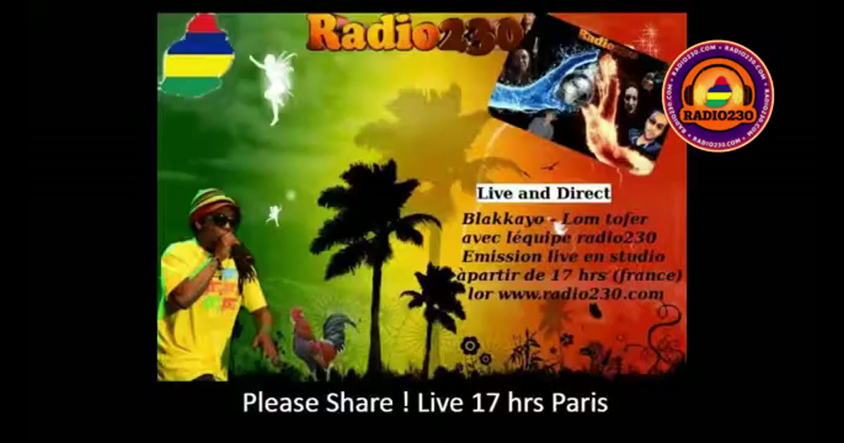 #Blakkayo ti avec nu lor Radio230
